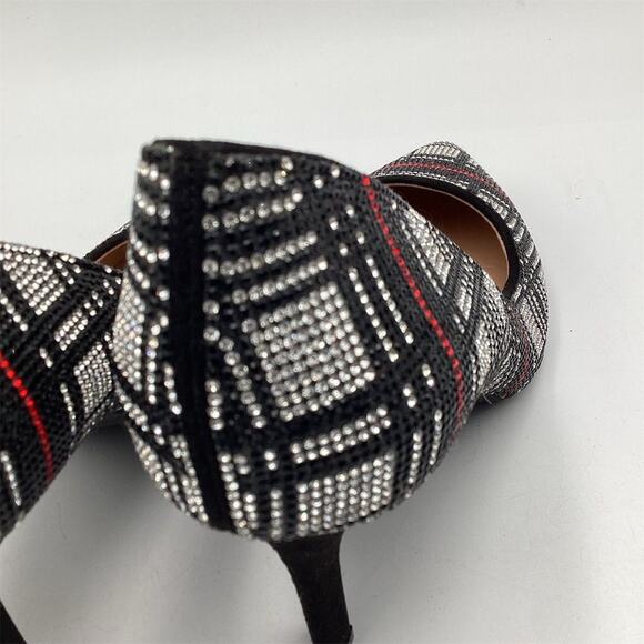 INC Women's Zitah Plaid Rhinestone Stiletto Pumps Size 7.5 Multicolor - Picture 6 of 9